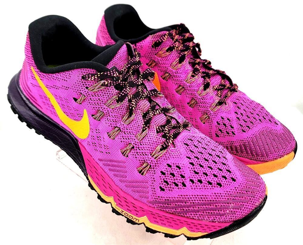 Nike Air Zoom Terra Kiger 3 Trail Running Shoes Pink Orange Women’s Size 7.5 - Picture 8 of 8